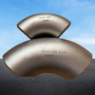 5 inch stainless steel 90 degree elbow