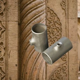 stainless steel tee pipe fitting